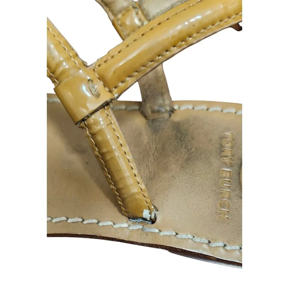 Tory Burch thong leather sandals size 8.5
